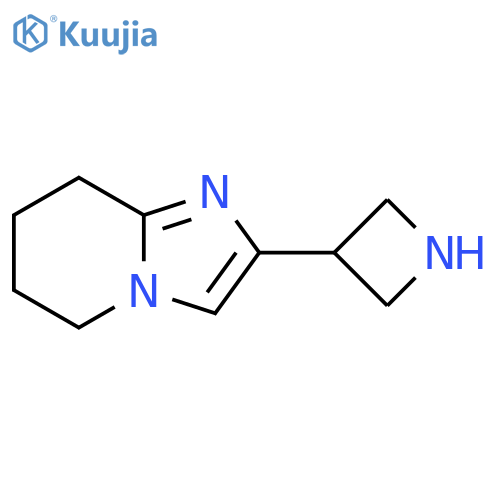 3-{5H,6H,7H,8H-imidazo1,2-apyridin-2-yl}azetidine structure