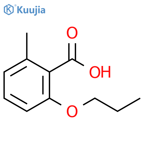 Benzoic acid, 2-methyl-6-propoxy- structure