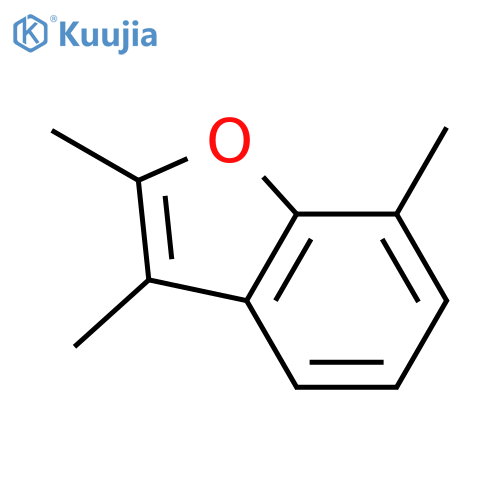 Benzofuran,2,3,7-trimethyl- structure