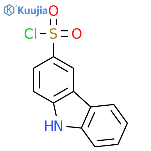 9H-Carbazole-3-sulfonyl chloride structure