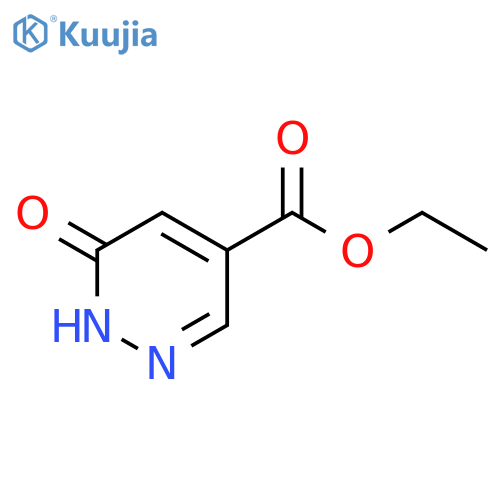 Ethyl 6-oxo-1,6-dihydropyridazine-4-carboxylate structure