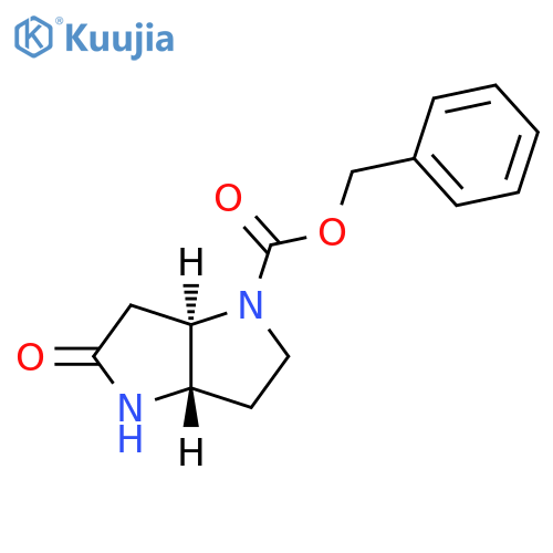 (3aS,6aR)-benzyl 5-oxohexahydropyrrolo[3,2-b]pyrrole-1(2H)-carboxylate structure