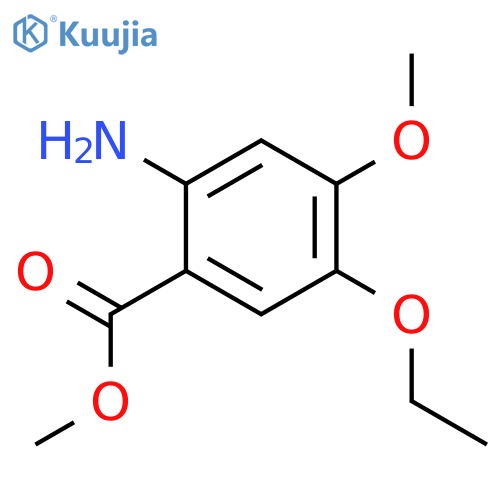 Methyl 2-amino-5-ethoxy-4-methoxybenzoate structure