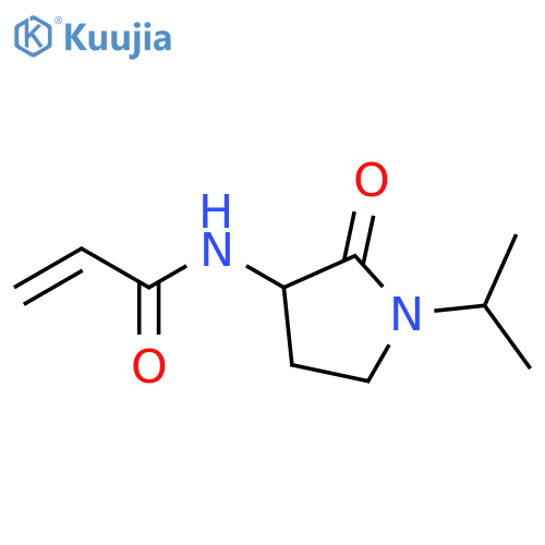 N-2-oxo-1-(propan-2-yl)pyrrolidin-3-ylprop-2-enamide structure