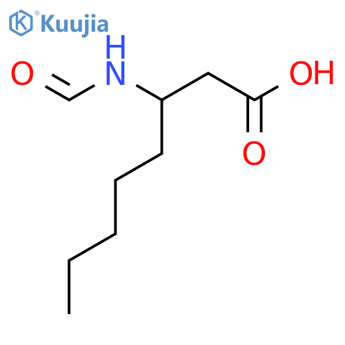 3-formamidooctanoic acid structure