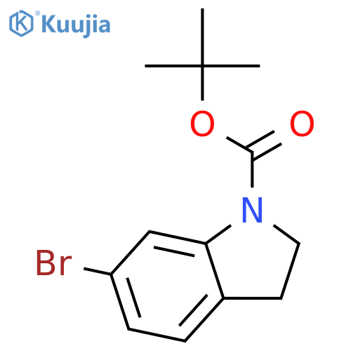 Tert-Butyl 6-bromoindoline-1-carboxylate structure