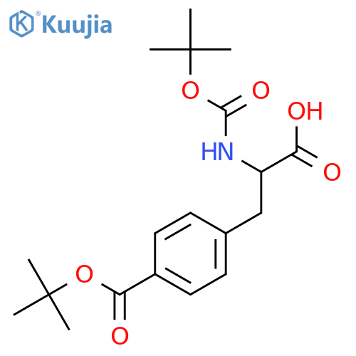 Boc-(4-tert-butyloxycarbonyl)-L-phenylalanine dicyclohexylammonium salt structure