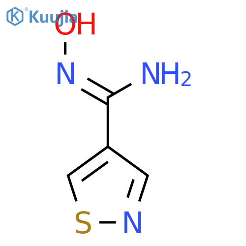 N'-hydroxy-1,2-thiazole-4-carboximidamide structure