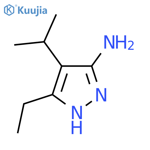 3-ethyl-4-(propan-2-yl)-1H-pyrazol-5-amine structure