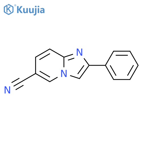 2-phenylimidazo[1,2-a]pyridine-6-carbonitrile structure