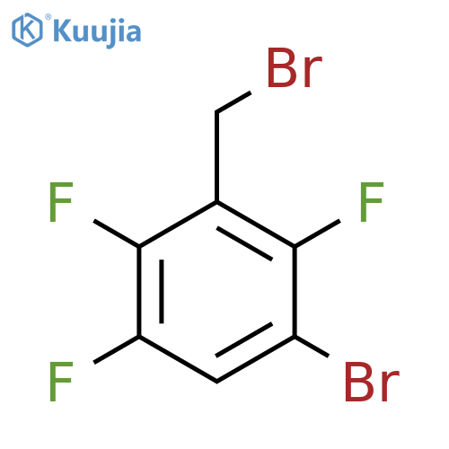 3-Bromo-2,5,6-trifluorobenzyl bromide structure