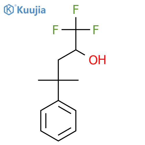1,1,1-trifluoro-4-methyl-4-phenylpentan-2-ol structure