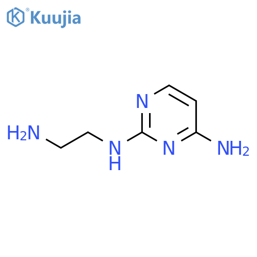 2-N-(2-AMINOETHYL)PYRIMIDINE-2,4-DIAMINE structure