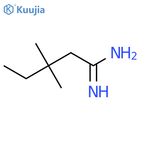 3,3-dimethylpentanimidamide structure