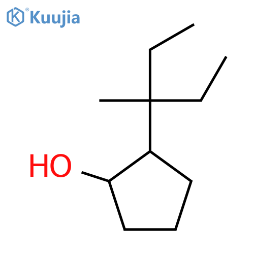 2-(3-methylpentan-3-yl)cyclopentan-1-ol structure