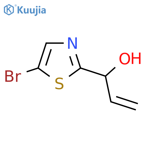 1-(5-bromo-1,3-thiazol-2-yl)prop-2-en-1-ol structure
