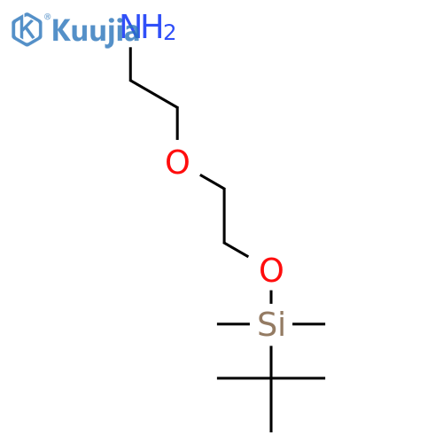 Ethanamine, 2-[2-[[(1,1-dimethylethyl)dimethylsilyl]oxy]ethoxy]- structure