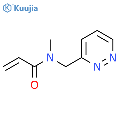 N-methyl-N-(pyridazin-3-yl)methylprop-2-enamide structure
