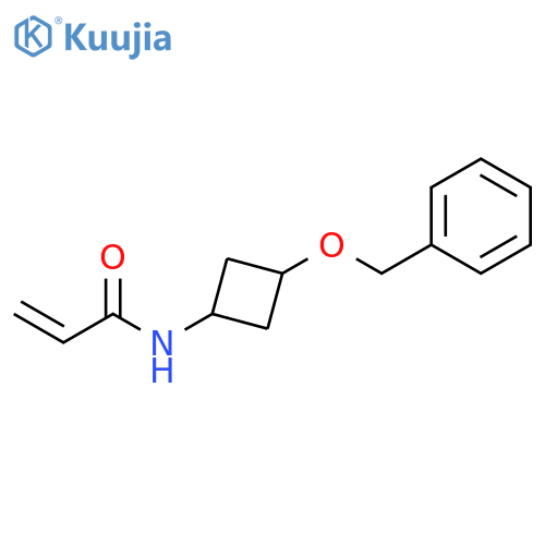 N-[3-(Phenylmethoxy)cyclobutyl]-2-propenamide structure