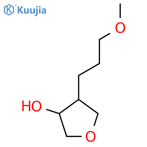 4-(3-Methoxypropyl)oxolan-3-ol structure