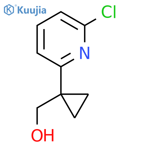 1-(6-chloropyridin-2-yl)cyclopropylmethanol structure