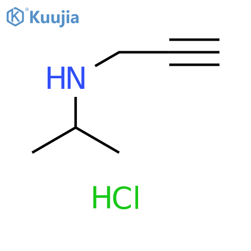 N-isopropylprop-2-yn-1-amine hydrochloride structure