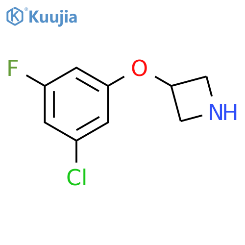 3-(3-chloro-5-fluorophenoxy)azetidine structure