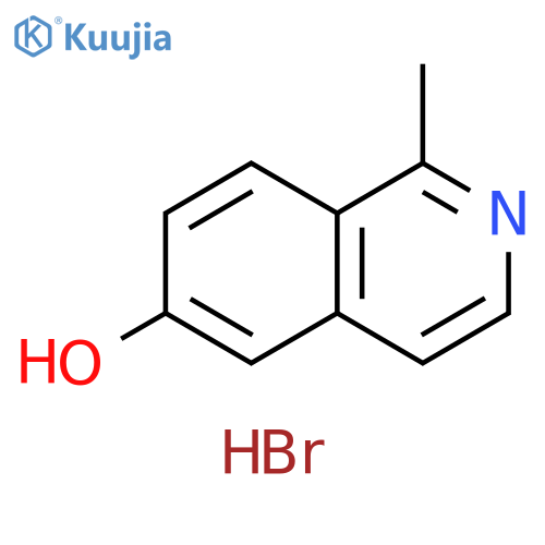 1-methylisoquinolin-6-ol hydrobromide structure