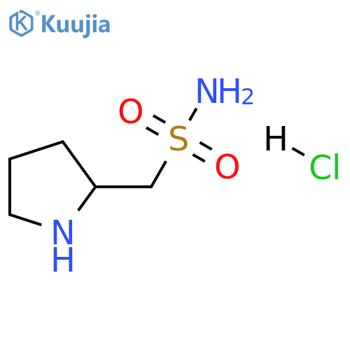 (pyrrolidin-2-yl)methanesulfonamide hydrochloride structure