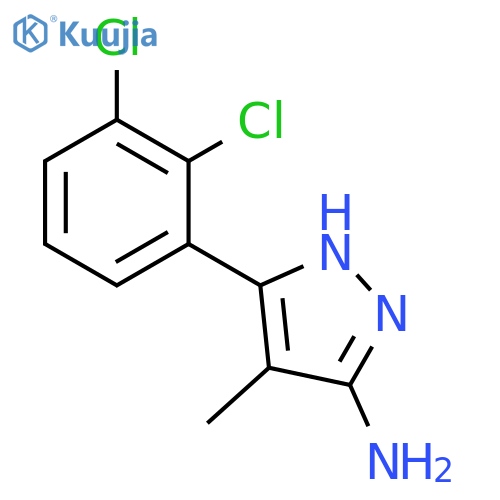 3-(2,3-dichlorophenyl)-4-methyl-1H-pyrazol-5-amine structure