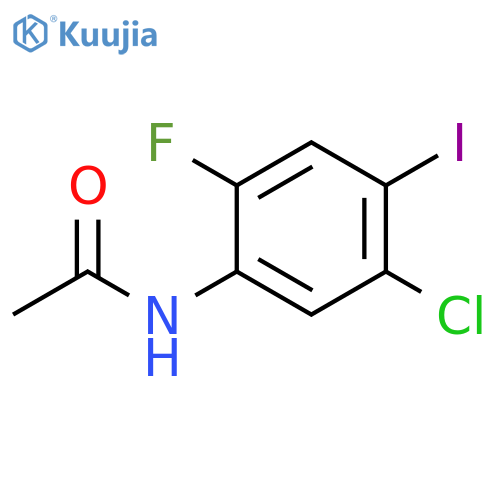 N-(5-chloro-2-fluoro-4-iodo-phenyl)acetamide structure