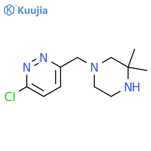 3-chloro-6-(3,3-dimethylpiperazin-1-yl)methylpyridazine structure