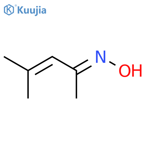 (2E)-4-methylpent-3-en-2-one oxime structure