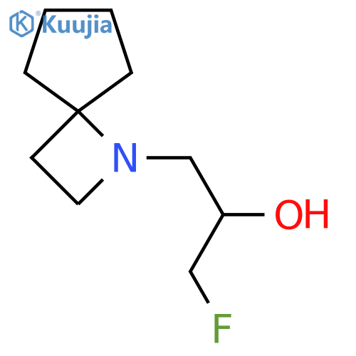 1-{1-azaspiro3.4octan-1-yl}-3-fluoropropan-2-ol structure