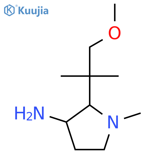 2-(1-methoxy-2-methylpropan-2-yl)-1-methylpyrrolidin-3-amine structure