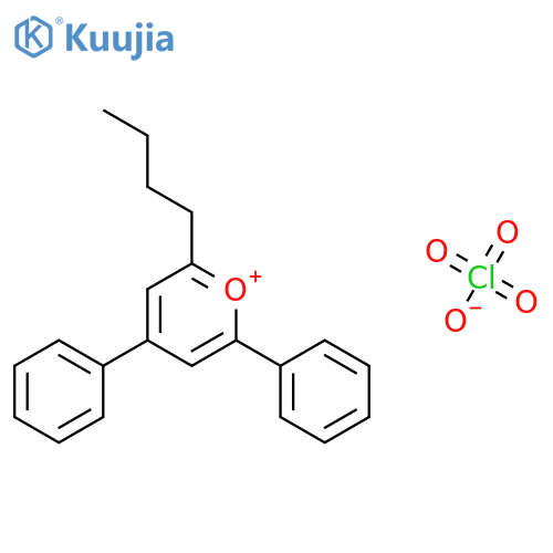 Pyrylium, 2-butyl-4,6-diphenyl-, perchlorate structure