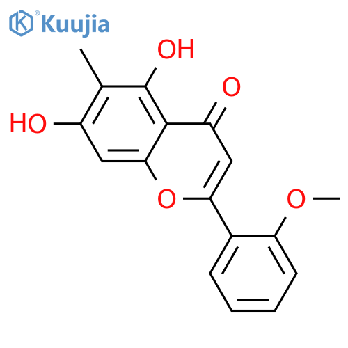 2',5,7-Trihydroxy-6-methylflavone; 2'-Me ether structure