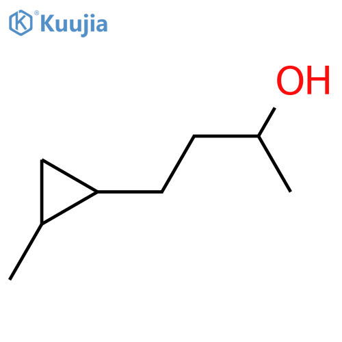 4-(2-methylcyclopropyl)butan-2-ol structure