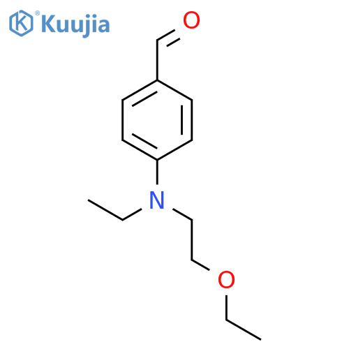4-[(2-ethoxyethyl)(ethyl)amino]benzaldehyde structure