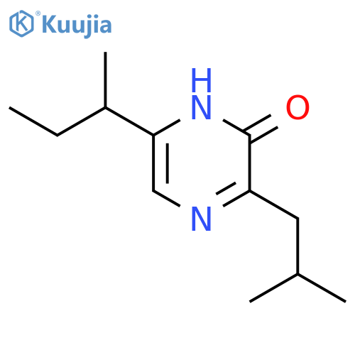 6-(1-Methylpropyl)-3-(2-methylpropyl)pyrazin-2(1H)-one structure