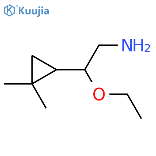 2-(2,2-dimethylcyclopropyl)-2-ethoxyethan-1-amine structure