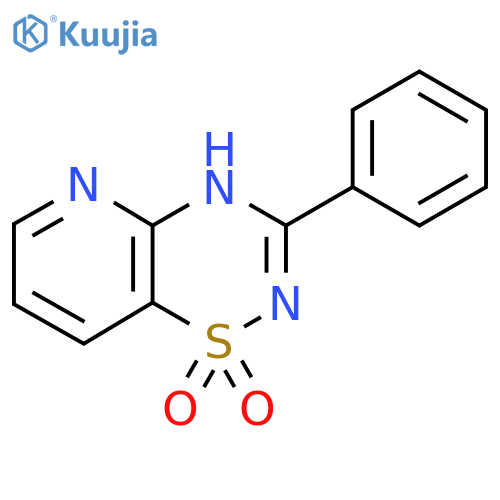 3-Phenyl-4H-1lambda6-pyrido2,3-e1,2,4thiadiazine-1,1-dione structure