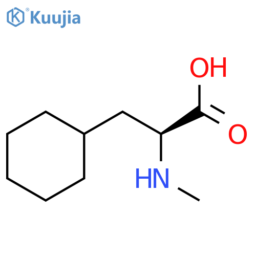 (2S)-3-cyclohexyl-2-(methylamino)propanoic acid structure