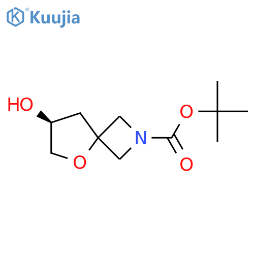 tert-butyl (S)-7-hydroxy-5-oxa-2-azaspiro[3.4]octane-2-carboxylate structure