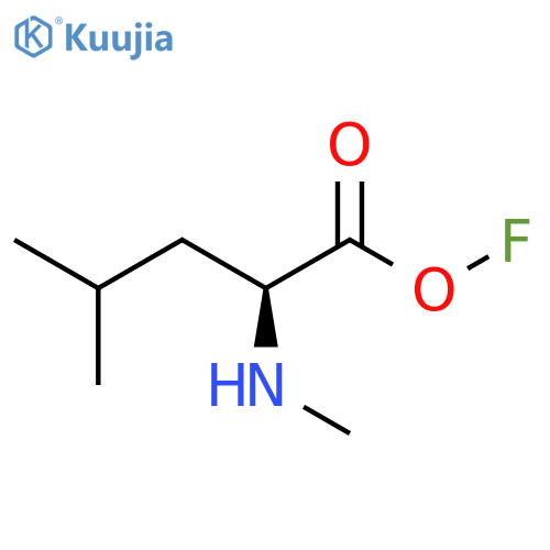 (S)-4-fluoro-4-methyl-2-(methylamino)pentanoic acid structure