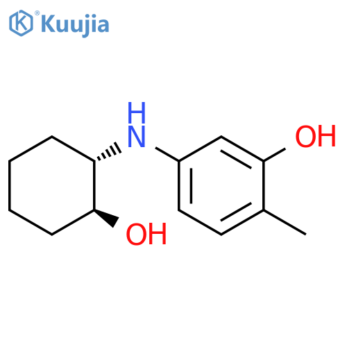 5-{trans-2-hydroxycyclohexylamino}-2-methylphenol structure