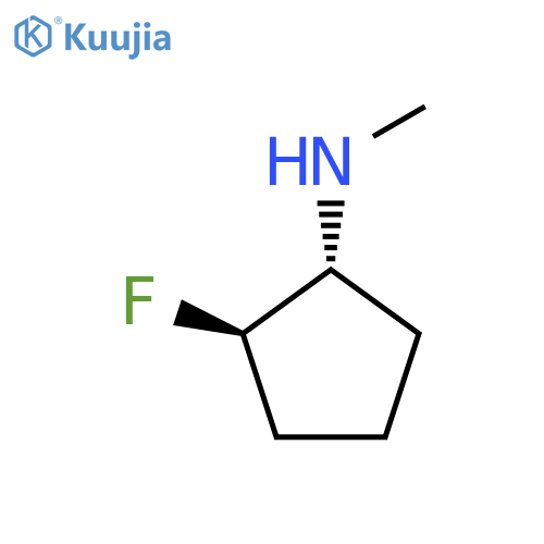 (1R,2R)-2-Fluoro-N-methylcyclopentan-1-amine structure
