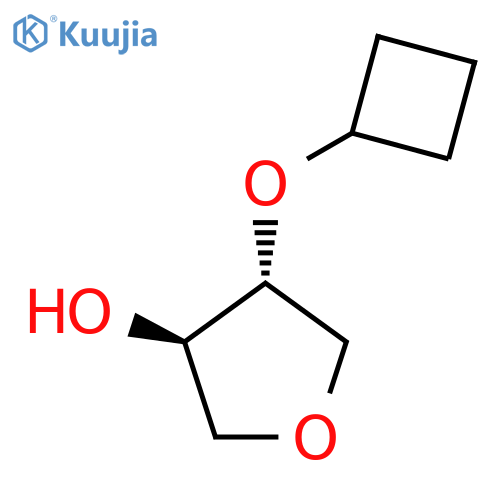 (3R,4R)-4-cyclobutoxyoxolan-3-ol structure