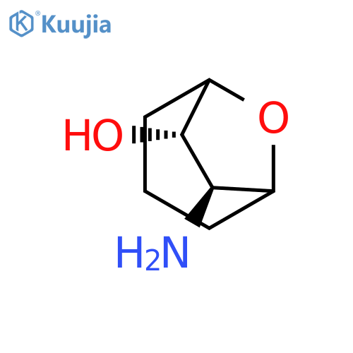 (6S,7S)-7-amino-8-oxabicyclo[3.2.1]octan-6-ol structure