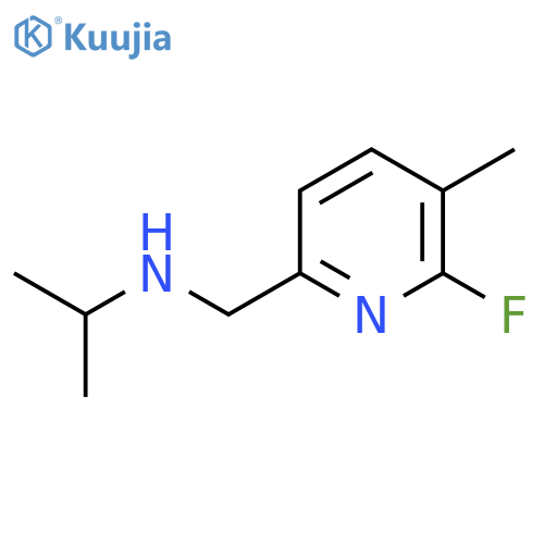 (6-fluoro-5-methylpyridin-2-yl)methyl(propan-2-yl)amine structure